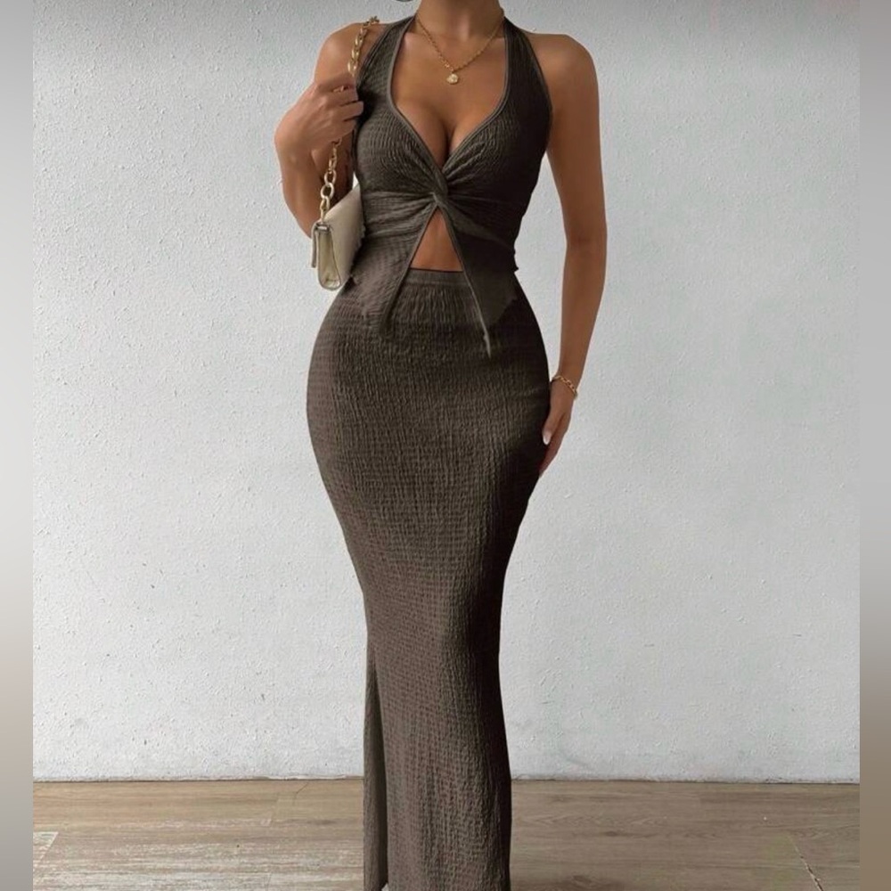 Brown Maxi Dress